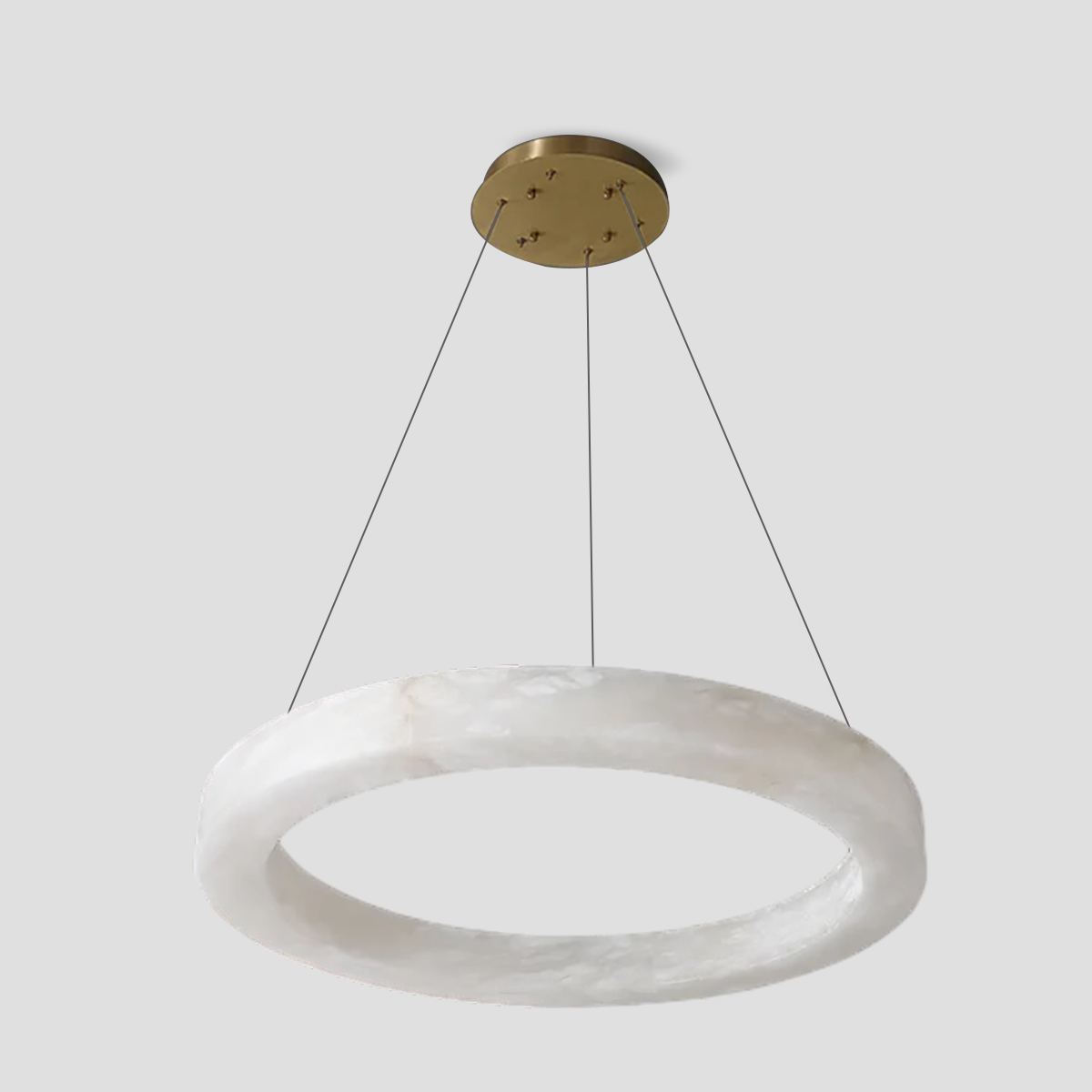 Glacera Alabaster Round Chandelier 19-Inch27-Inch36-Inch60-Inch