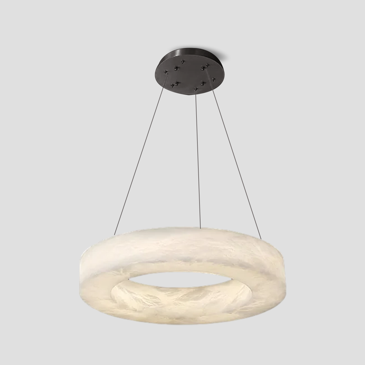Glacera Alabaster Round Chandelier 19-Inch27-Inch36-Inch60-Inch