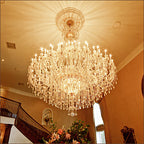 Extra Large Classic Traditional Crystal Chandelier 60 / 72 / 90 Lights for Hotel, Showroom, Foyer , Wedding