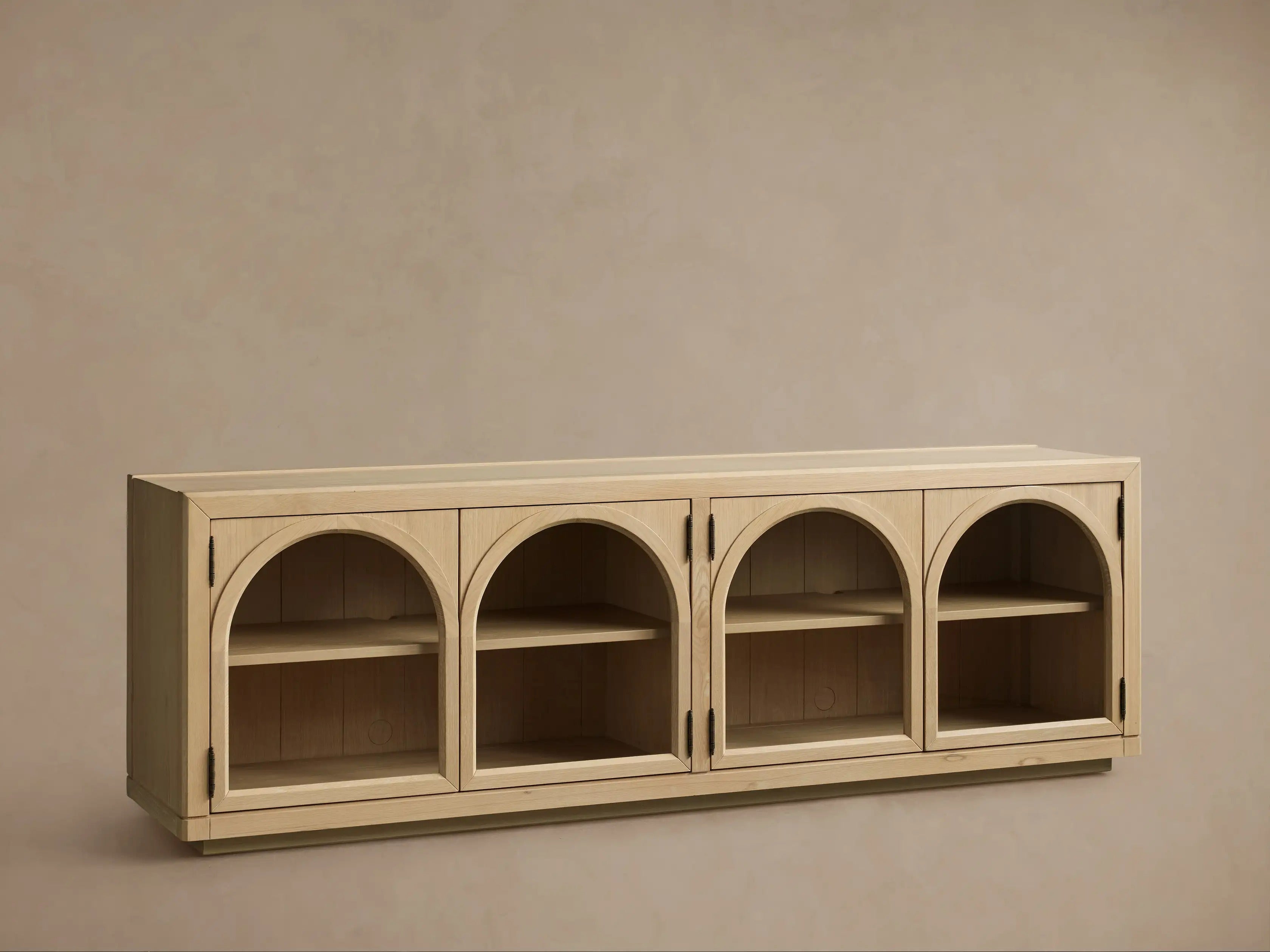 Hattie Media Console in Oak 80-Inchw