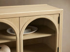 Hattie Media Console in Oak 80-Inchw