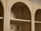 Hattie Triple Entryway Cabinet in Oak 69.75-Inchw