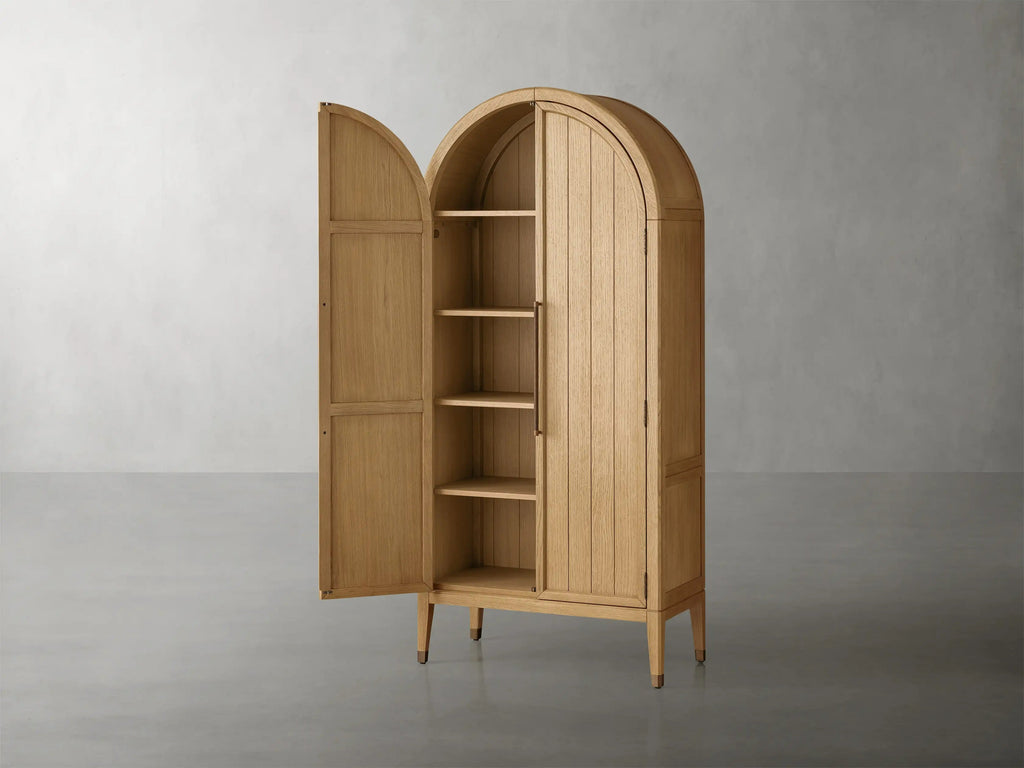 Hattie Accent Cabinet in Oak 36-Inchw 46-Inchw