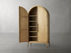 Hattie Accent Cabinet in Oak 36-Inchw 46-Inchw