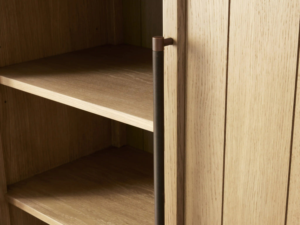 Hattie Accent Cabinet in Oak 36-Inchw 46-Inchw