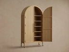 Hattie Accent Cabinet in Oak 36-Inchw 46-Inchw