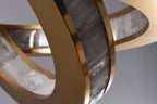 Rolantis -I Rock Crystal Pendant Brass