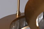 Rolantis -I Rock Crystal Pendant Brass
