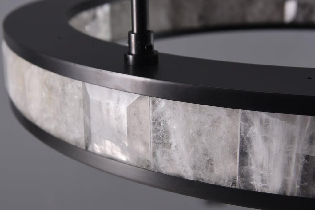 Rolantis -O Rock Crystal Pendant Bronze