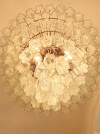 Murano Glass Chandelier – 78 Tubes – Transparent