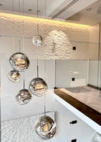 Modern Rock Acrylic Special Shape Pendant Lighting