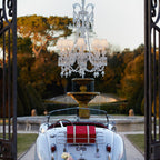 Light Luxury Classic Long Version Tiered Candle Light Crystal Chandelier for High-Ceiling Rooms / living Room