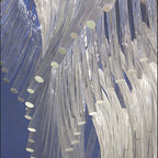 Long Stair Crystal Chandelier