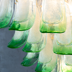 Murano Glass Mid Century Petal Chandelier