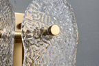 Ice Sculpture Glass Wall Sconce