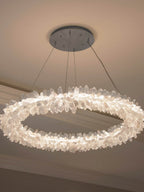Modern Round / oval / linear / square Natural Crystal Chandelier