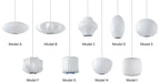 Modern Irregular Bubble Pendant Lamp with Polymer Finish and Steel Structure