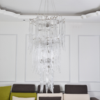 Luxury Crystal Branch Chandelier for Staircase