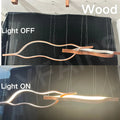 Modern Simple Aluminum Waving Chandelier