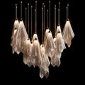 Velora Crystal Mesh Fold Chandelier
