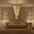 New Modern Light Luxury Branch Crystal Chandelier for Dining / living Room