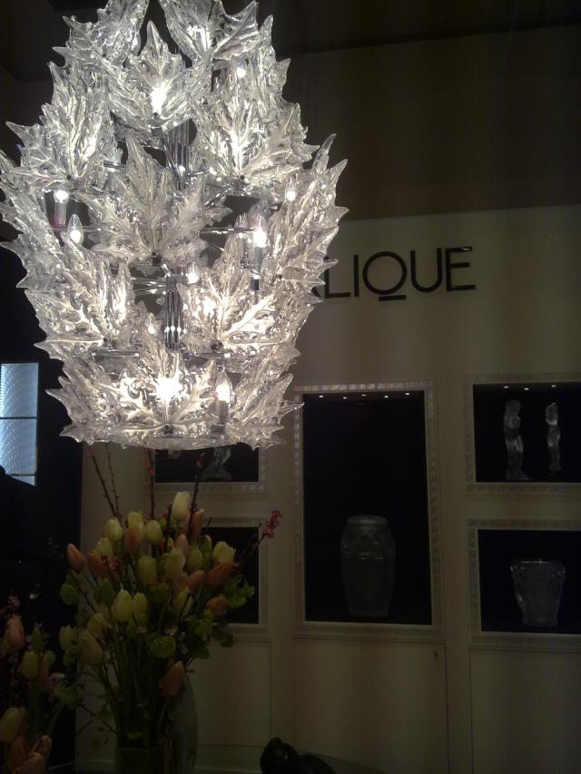 Modern Creative Clear Crystal Maple Leaf Chandelier for Living Room / bedroom