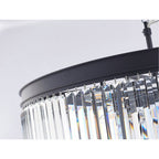Extra Large Round 7-Tier Luxury Crystal Chandelier with Black, Coffee, Gold, Chrome Finish and Quality