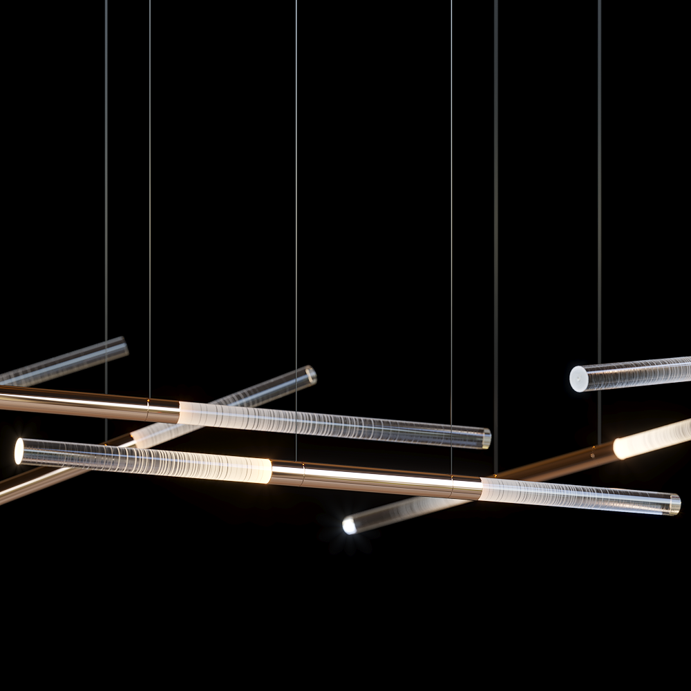 Liora Crystal Rod Scatter Pendant