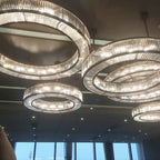 Round Ceiling Crystal Chandelier