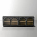 Hattie Media Console in Oak 80-Inchw