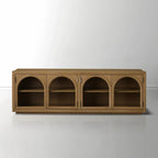 Hattie Media Console in Oak 80-Inchw