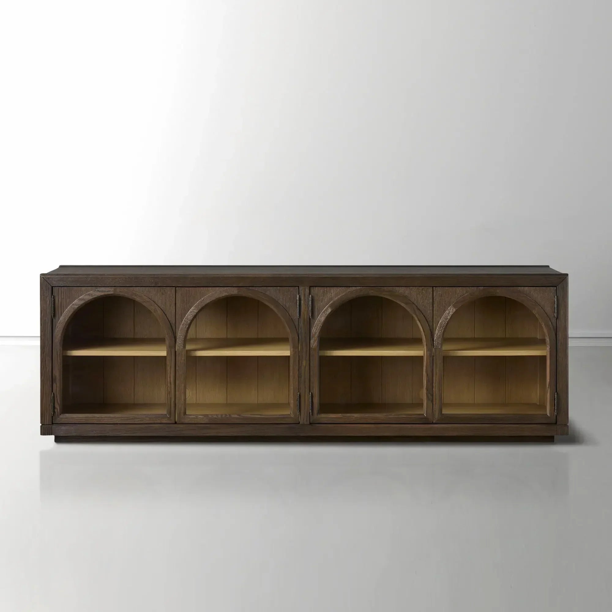 Hattie Media Console in Oak 80-Inchw