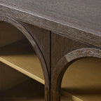 Hattie Media Console in Oak 80-Inchw