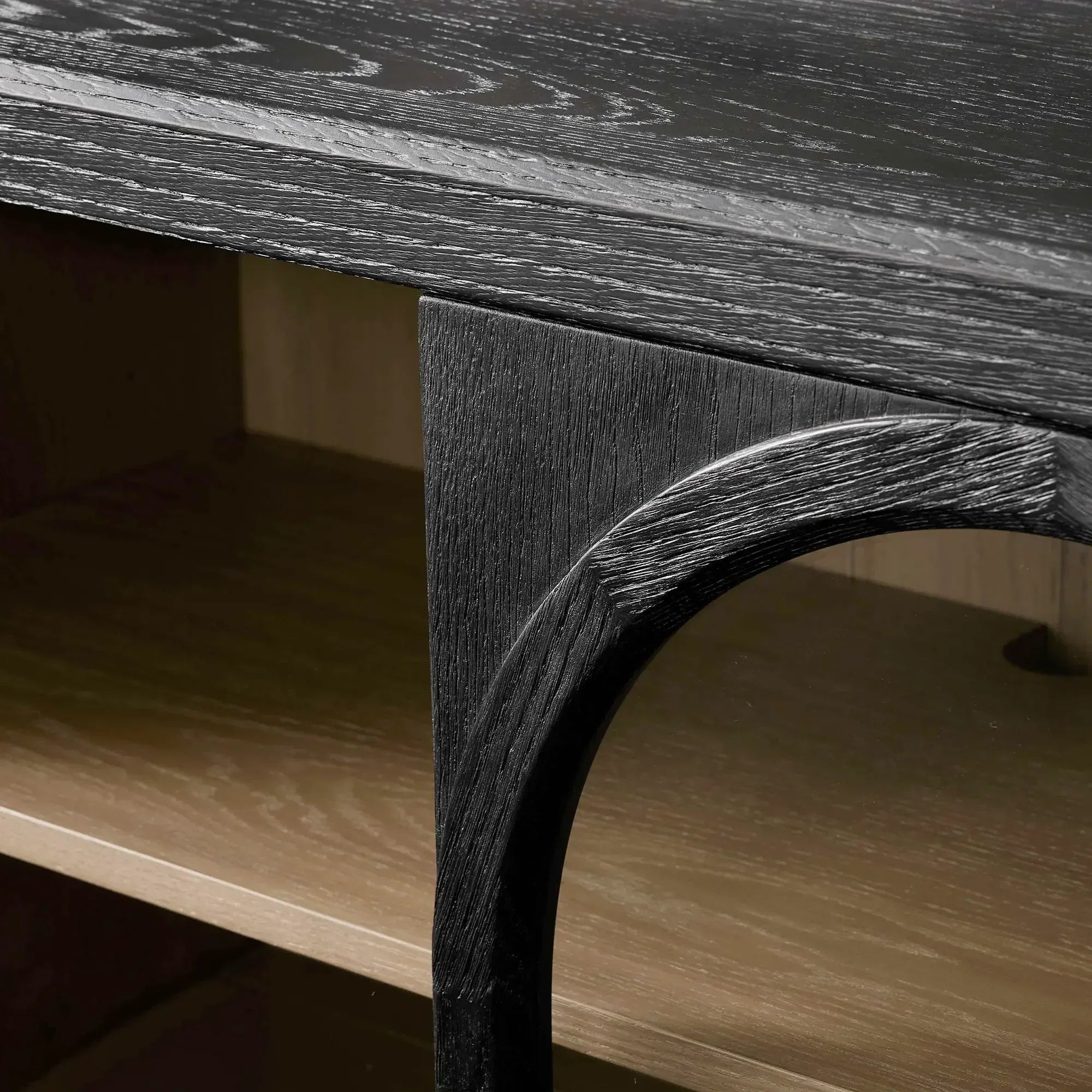 Hattie Media Console in Oak 80-Inchw