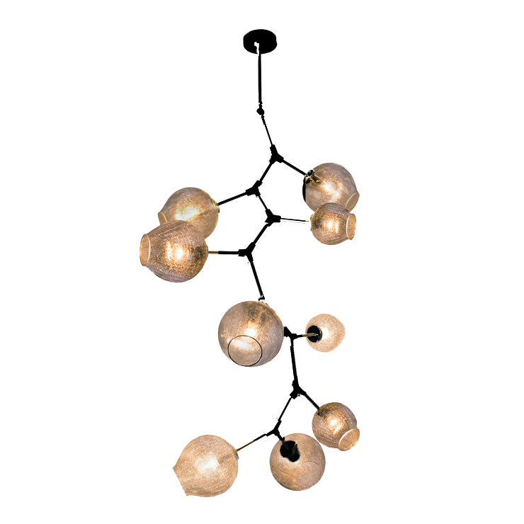 Covington Drop Globe Branching Bubble Chandelier 38''