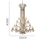 Vintage Octopus Tentacle Crystal Chandelier with K9 Crystal and Metal Finish for Living Room