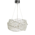 Round Crystal Ring Chandelier in Silver / gold Finish for Lowg-Ceiling