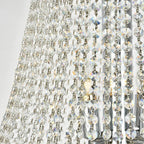 Luxury French Empire Chandelier for Villa Hall Ceiling Three-Layers Crystal Light for Hotel Lobby