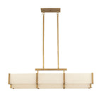 Coralline Alabaster Linear Chandelier