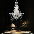 Italian Style K9 Crystal Chandelier for Small Living Room Princess Pendant Light for Girl's Bedroom / Dining