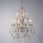 French Vintage Candle Chandelier for Living Room / bedroom
