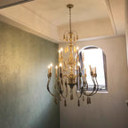 French Vintage Candle Chandelier for Living Room / bedroom