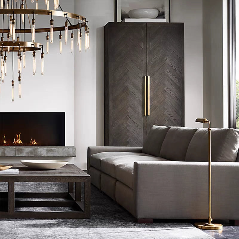 Retro-Inspired Metal Pendant Light Chandelier for Living Room / bedroom / staircase / villa
