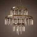 Retro-Inspired Metal Pendant Light Chandelier for Living Room / bedroom / staircase / villa