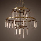 Retro-Inspired Metal Pendant Light Chandelier for Living Room / bedroom / staircase / villa