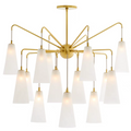 Vintage Blossom Cone Lampshade Chandelier for Living / dining Room / kicthen Island