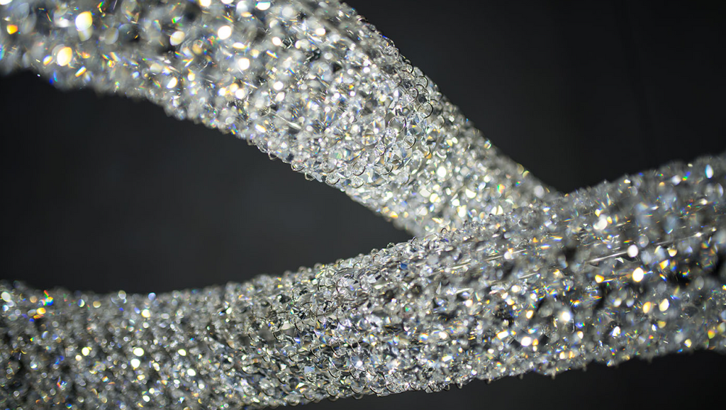 Luxury Infinity Crystal Chandelier for Living / dining Room
