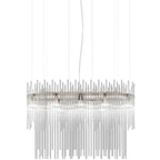 Ivory Veins Two-Tier Linear Pendant
