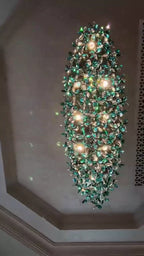 Luxury Crystal Flower Chandelier for Dining Room / living Room