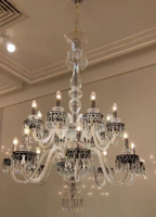 Elegant Crystal Chandelier in Italian Style for Bedroom and Living Room